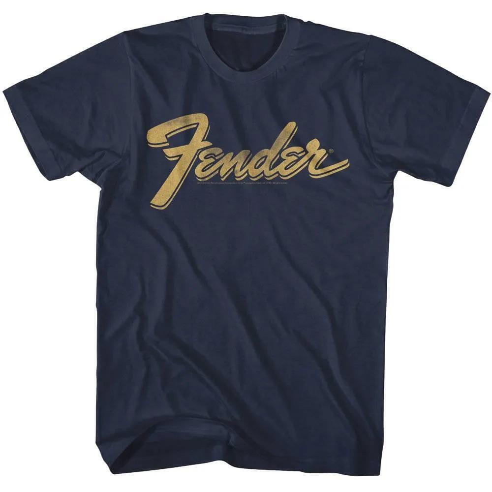 Fender Faded Logo Guitar Music Gear T-Shirt